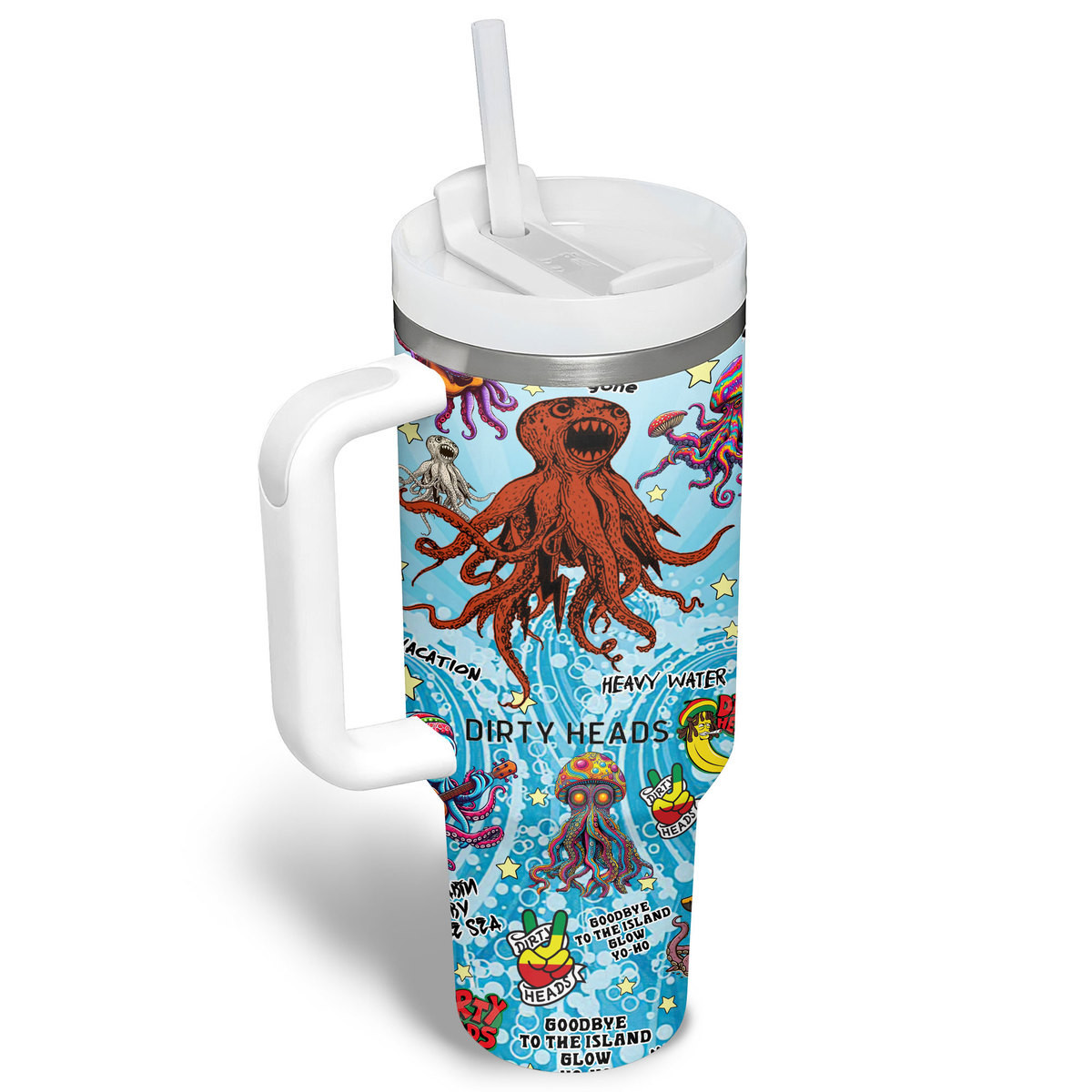 Dirty Heads Music Custom Stanley Cup 40 oz 30 oz Tumbler With Handle