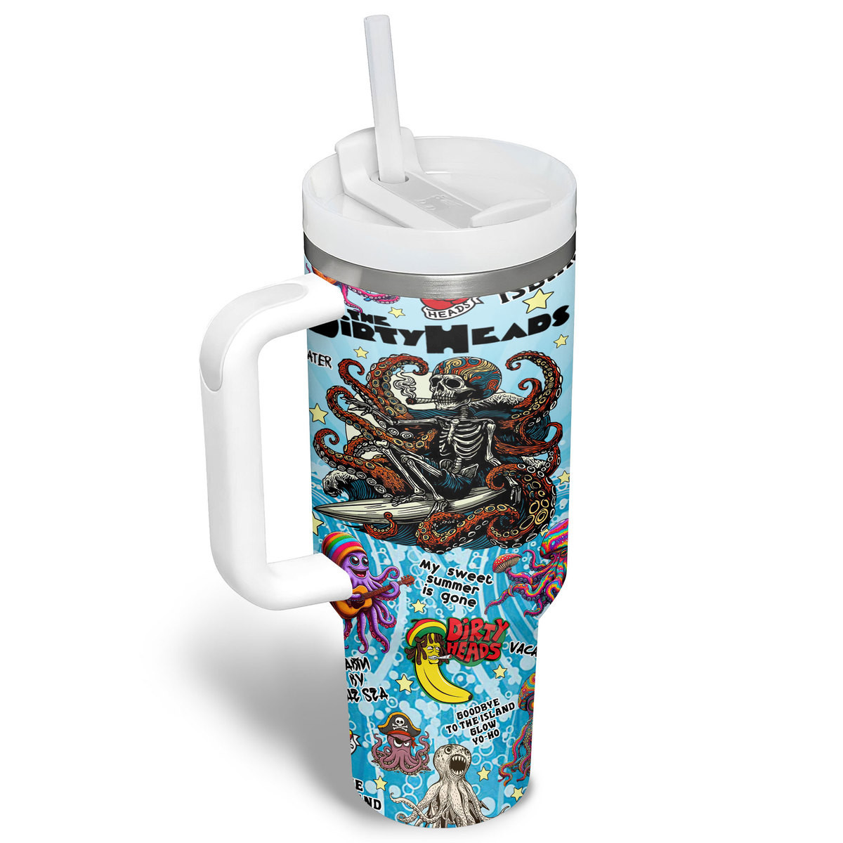Dirty Heads Music Custom Stanley Cup 40 oz 30 oz Tumbler With Handle