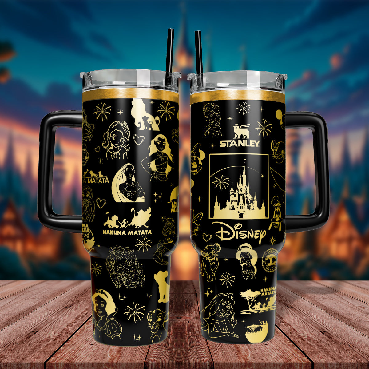 Disney Character Cartoon Custom Stanley Cup 40 oz 30 oz Tumbler With Handle