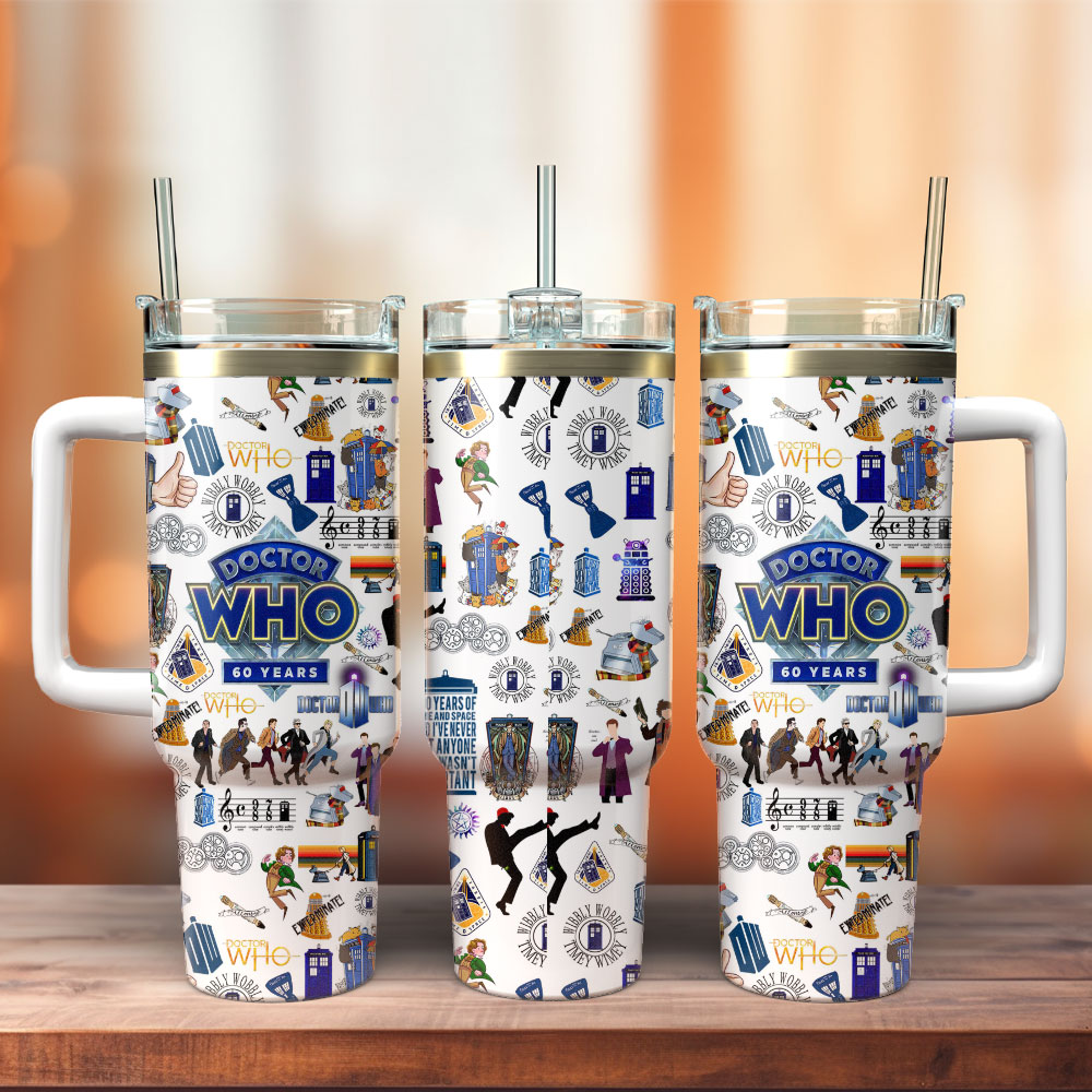 Doctor Who TV Series Custom Stanley Cup 40 oz 30 oz Tumbler With Handle