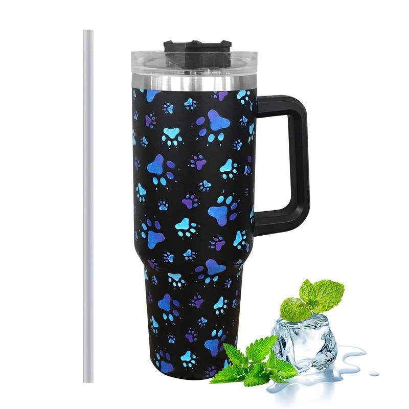 Dog Paw Custom Stanley Cup 40 oz 30 oz Tumbler With Handle