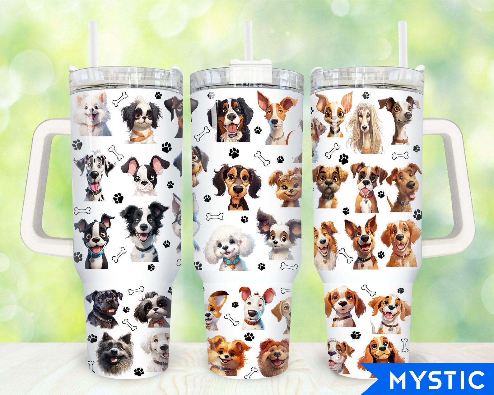 Dogs Custom Stanley Cup 40 oz 30 oz Tumbler With Handle