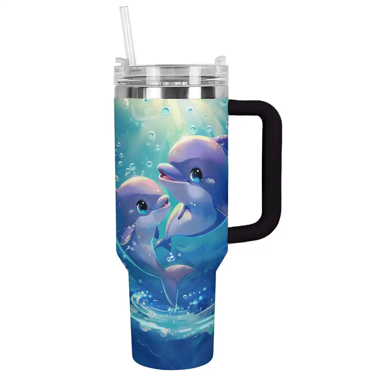 Dolphin Custom Stanley Cup 40 oz 30 oz Tumbler With Handle