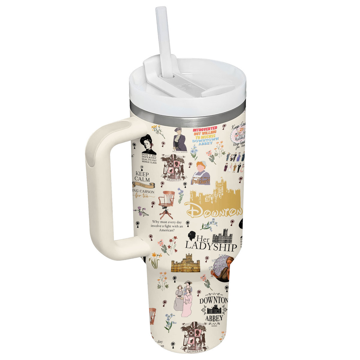 Downton Abbey Movies Custom Stanley Cup 40 oz 30 oz Tumbler With Handle