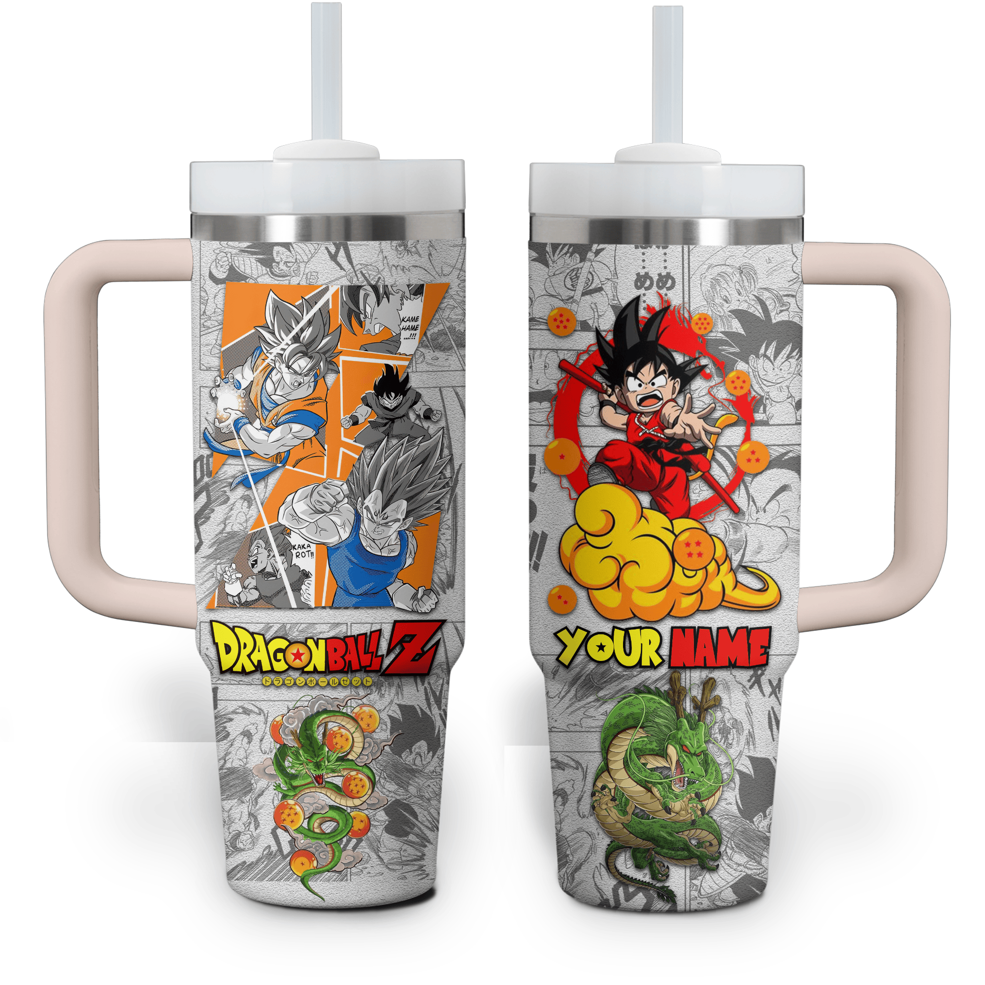Dragon Ball Anime Custom Stanley Cup 40 oz 30 oz Tumbler With Handle