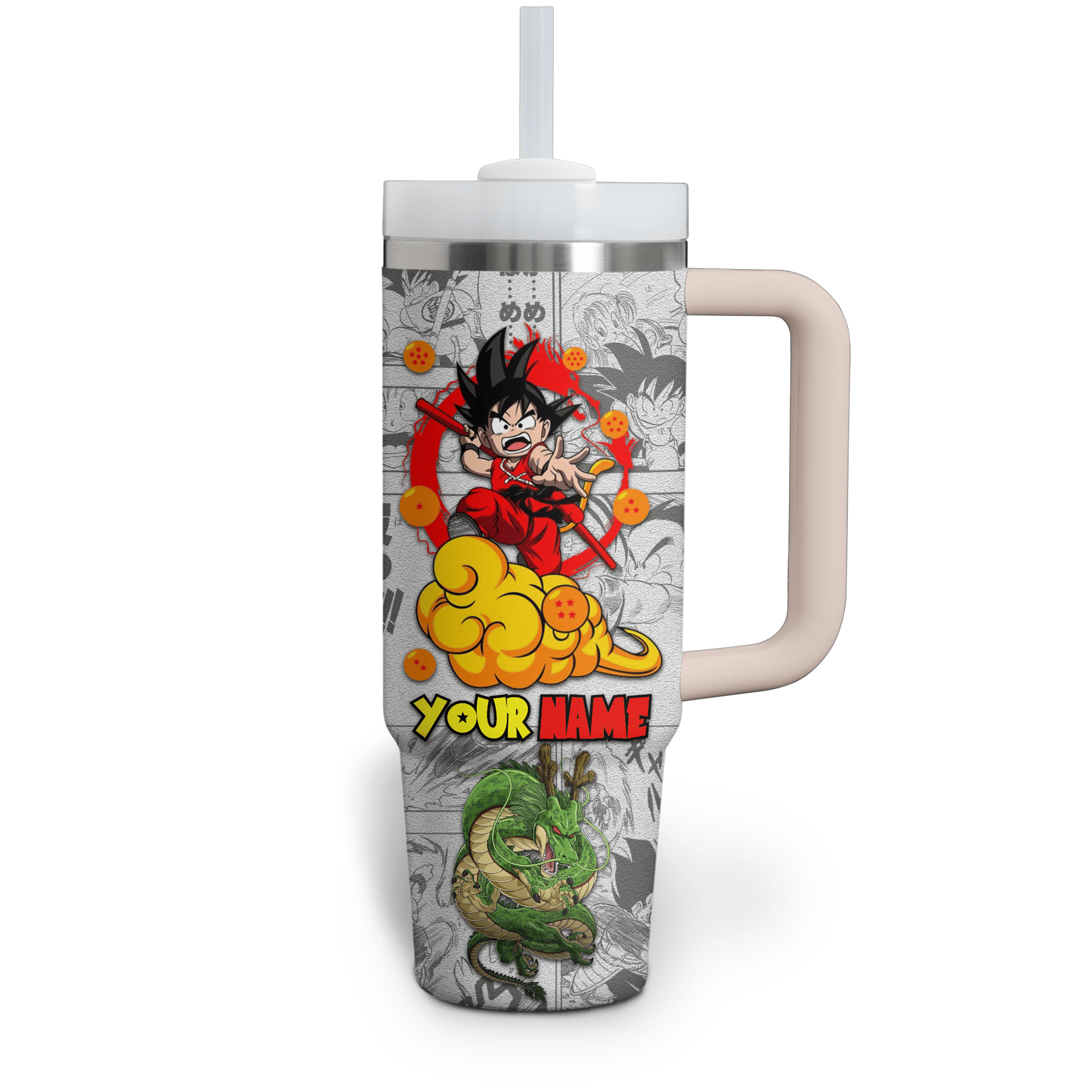 Dragon Ball Anime Custom Stanley Cup 40 oz 30 oz Tumbler With Handle