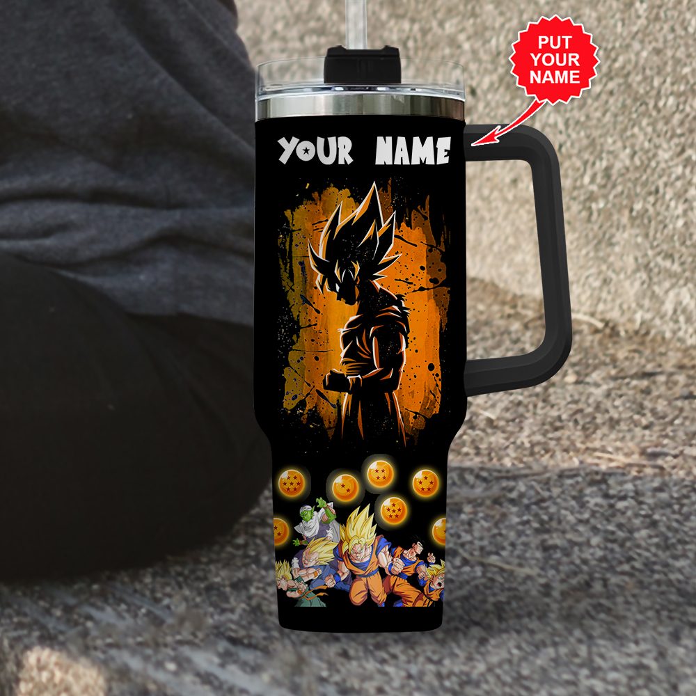 Dragon Ball Manga Anime Custom Stanley Cup 40 oz 30 oz Tumbler With Handle