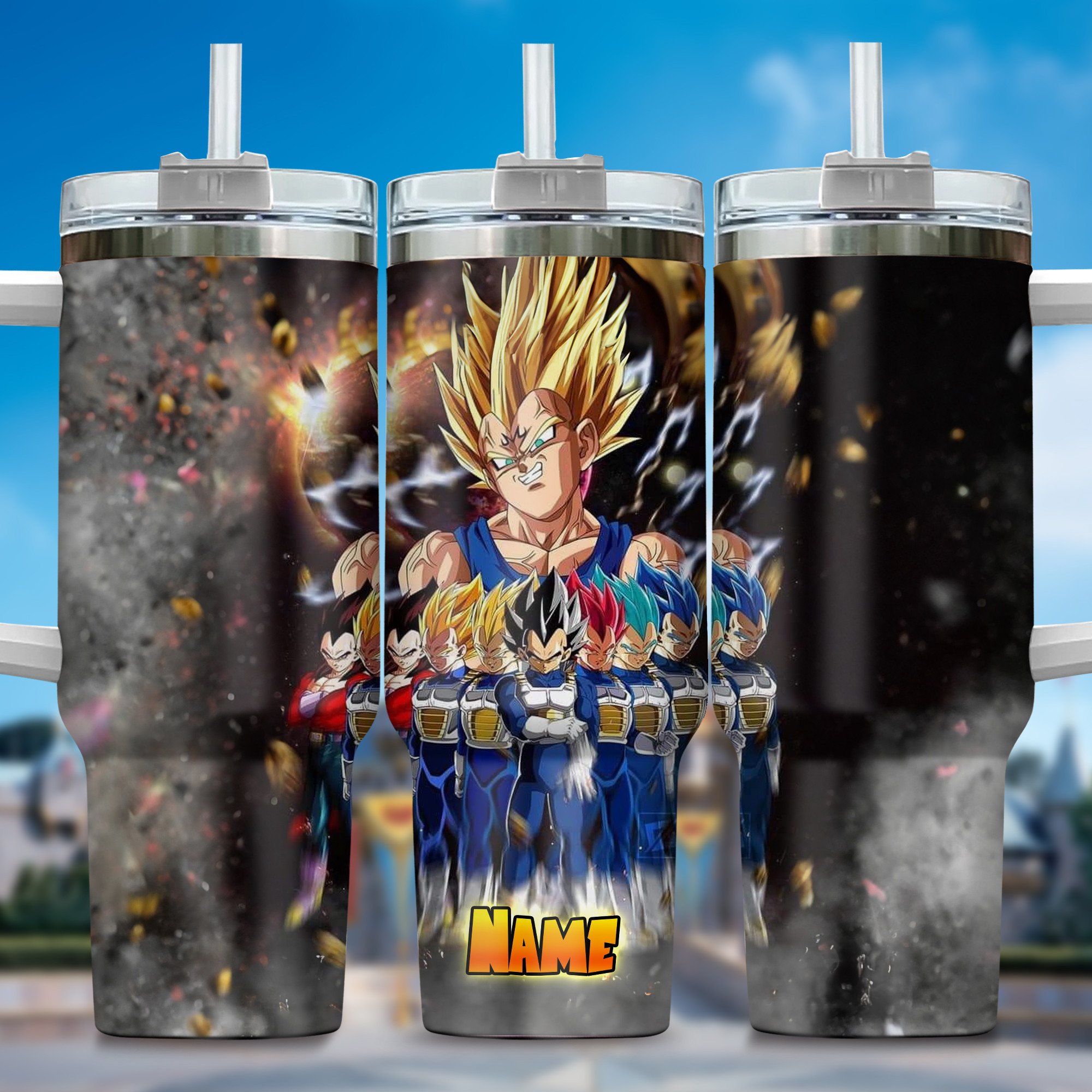 Dragon Ball Z Movies Custom Stanley Cup 40 oz 30 oz Tumbler With Handle