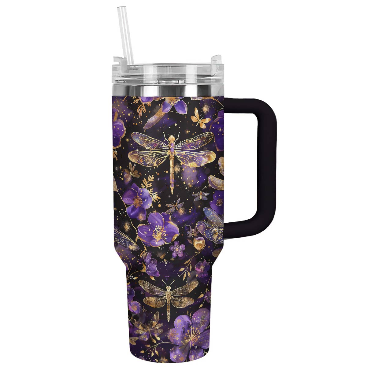 Dragonfly Custom Stanley Cup 40 oz 30 oz Tumbler With Handle