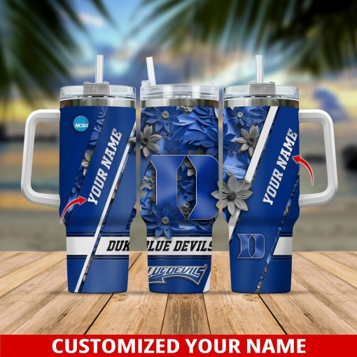 Duke Blue Devils NCAA Custom Stanley Cup 40 oz 30 oz Tumbler With Handle