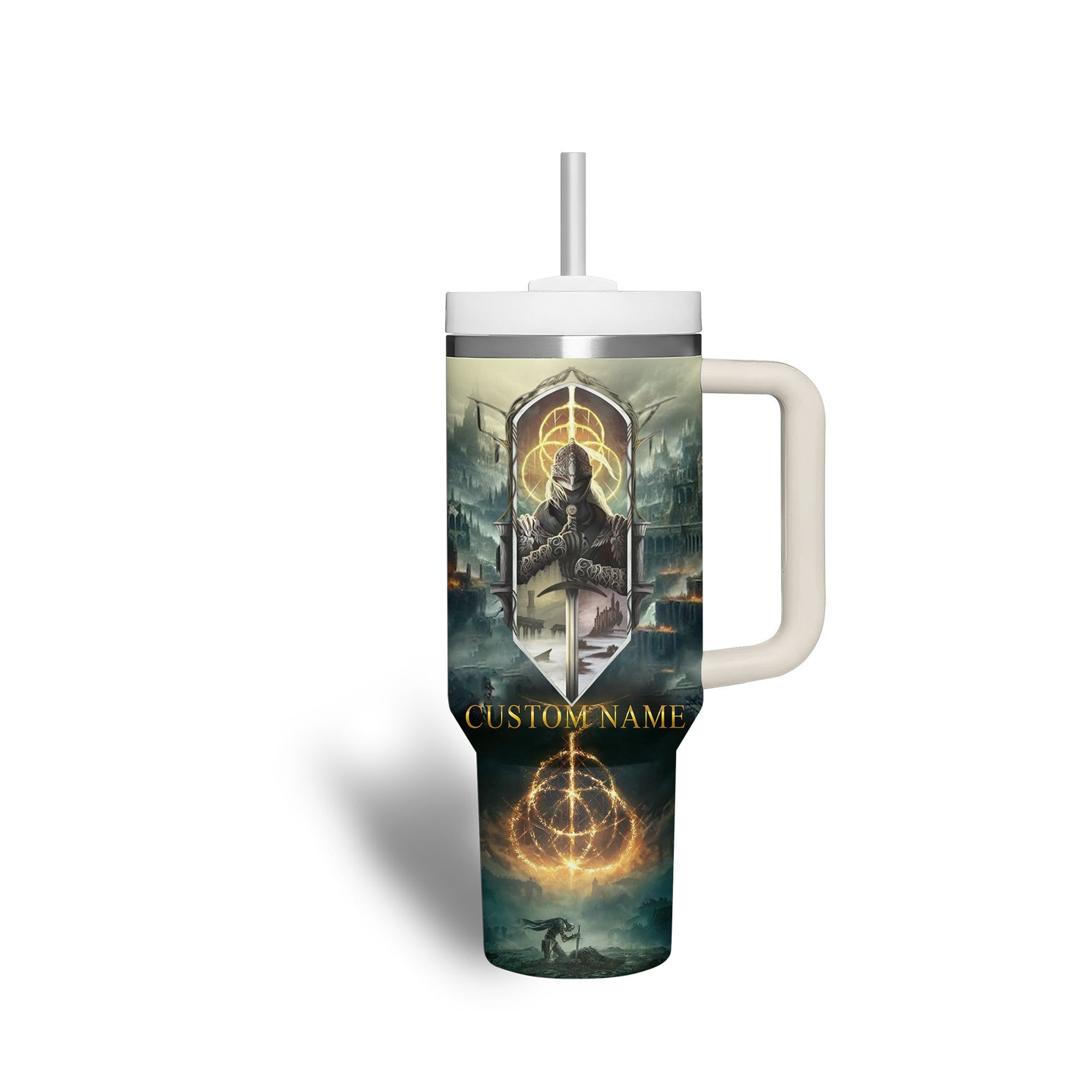 Elden Ring Games Custom Stanley Cup 40 oz 30 oz Tumbler With Handle