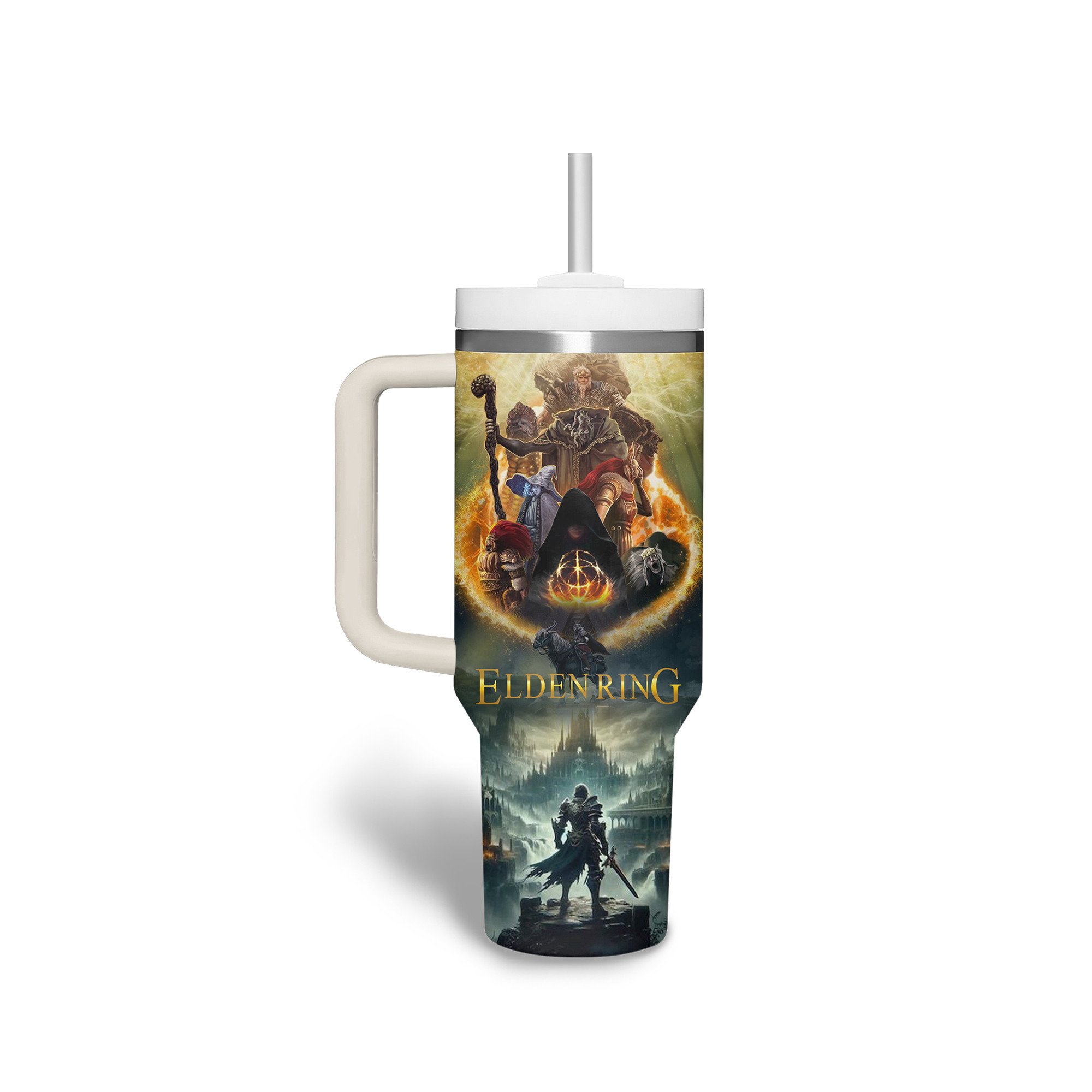 Elden Ring Games Custom Stanley Cup 40 oz 30 oz Tumbler With Handle