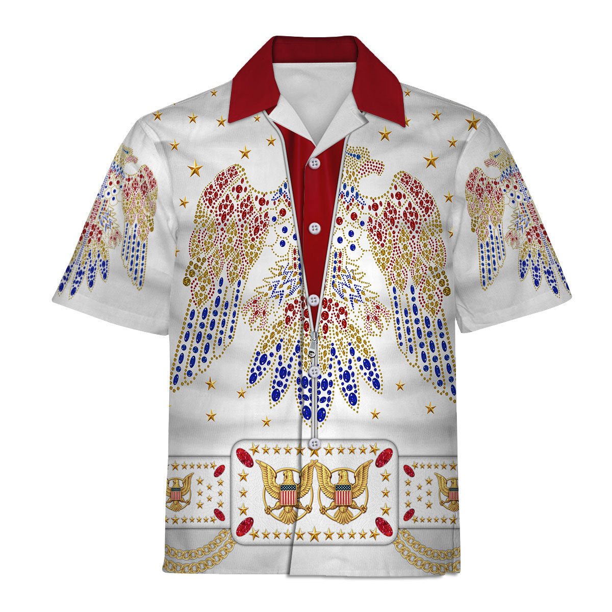 Elvis Aloha Costume from Hawaii Hoodie Sweatshirt T-Shirt Sweatpants - Stormmerch Exclusive