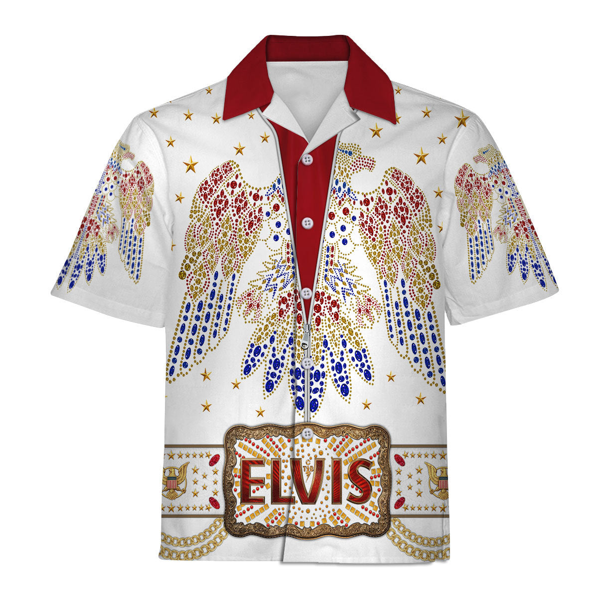 Elvis Aloha Costume from Hawaii New Hoodie Sweatshirt T-Shirt Sweatpants - Stormmerch Exclusive