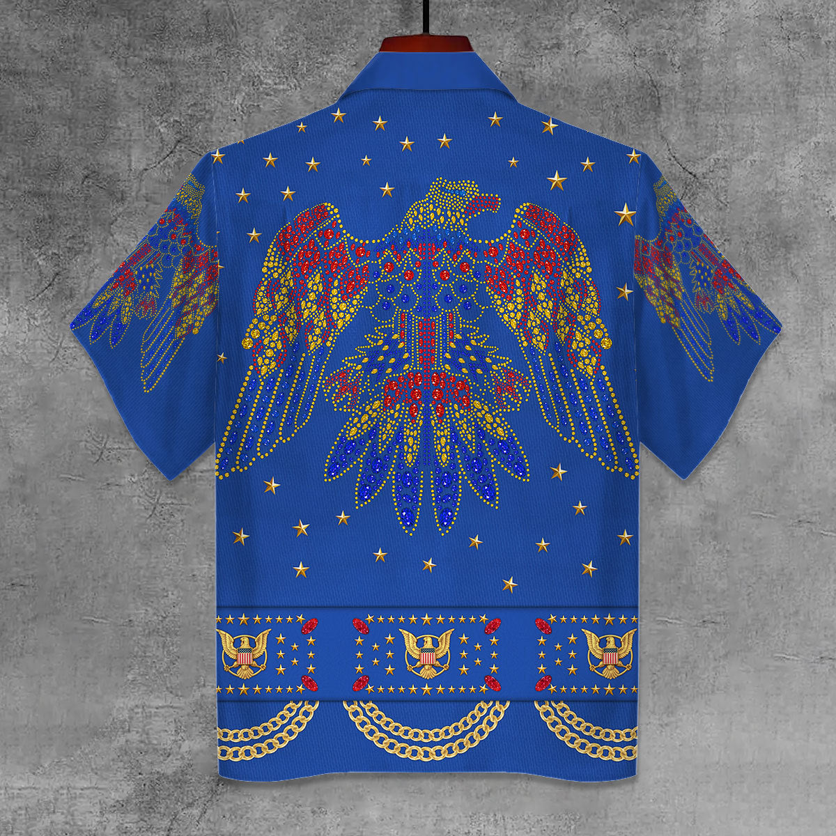Elvis Aloha from Hawaii Blue Unisex Hawaii Shirt - Stormmerch Exclusive