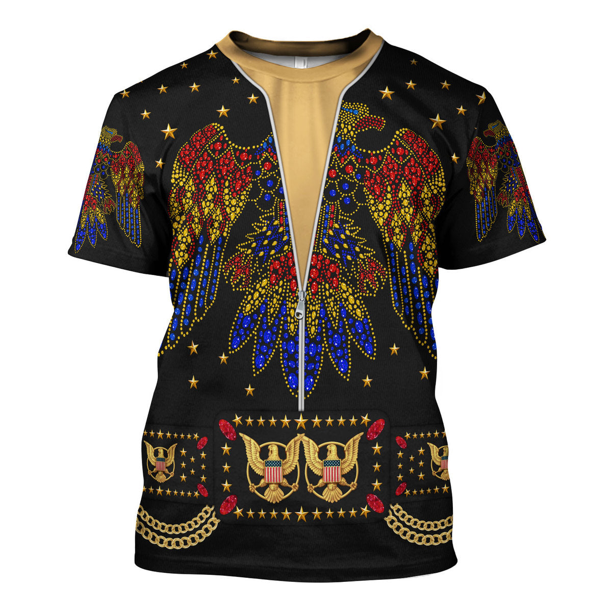 Elvis EAGLE Black Costume Hoodie Sweatshirt T-Shirt Sweatpants - Stormmerch Exclusive
