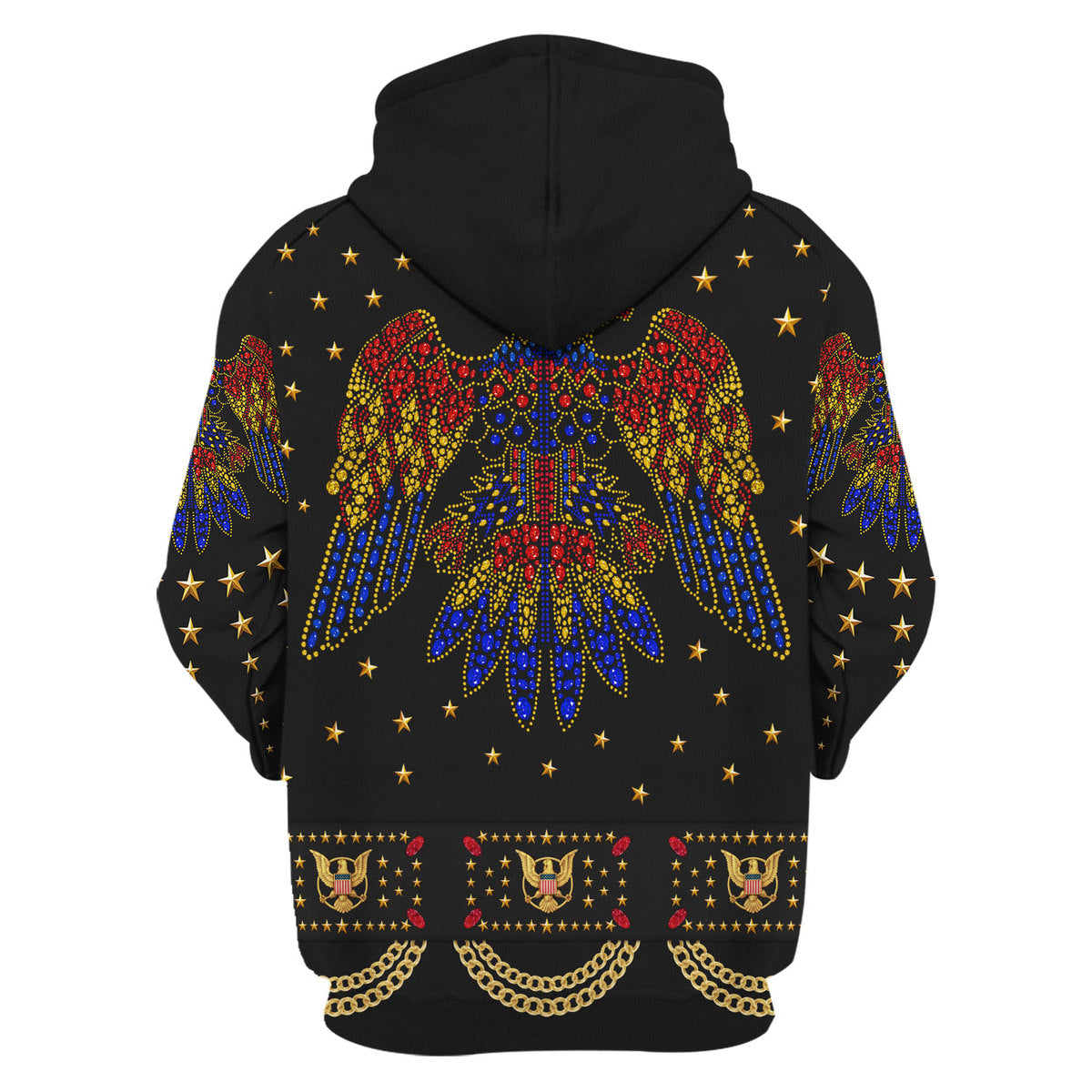 Elvis EAGLE Black Costume Hoodie Sweatshirt T-Shirt Sweatpants - Stormmerch Exclusive