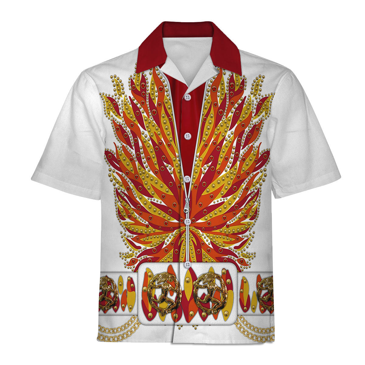 Elvis Flame Outfit Costume Hoodie Sweatshirt T-Shirt Sweatpants - Stormmerch Exclusive