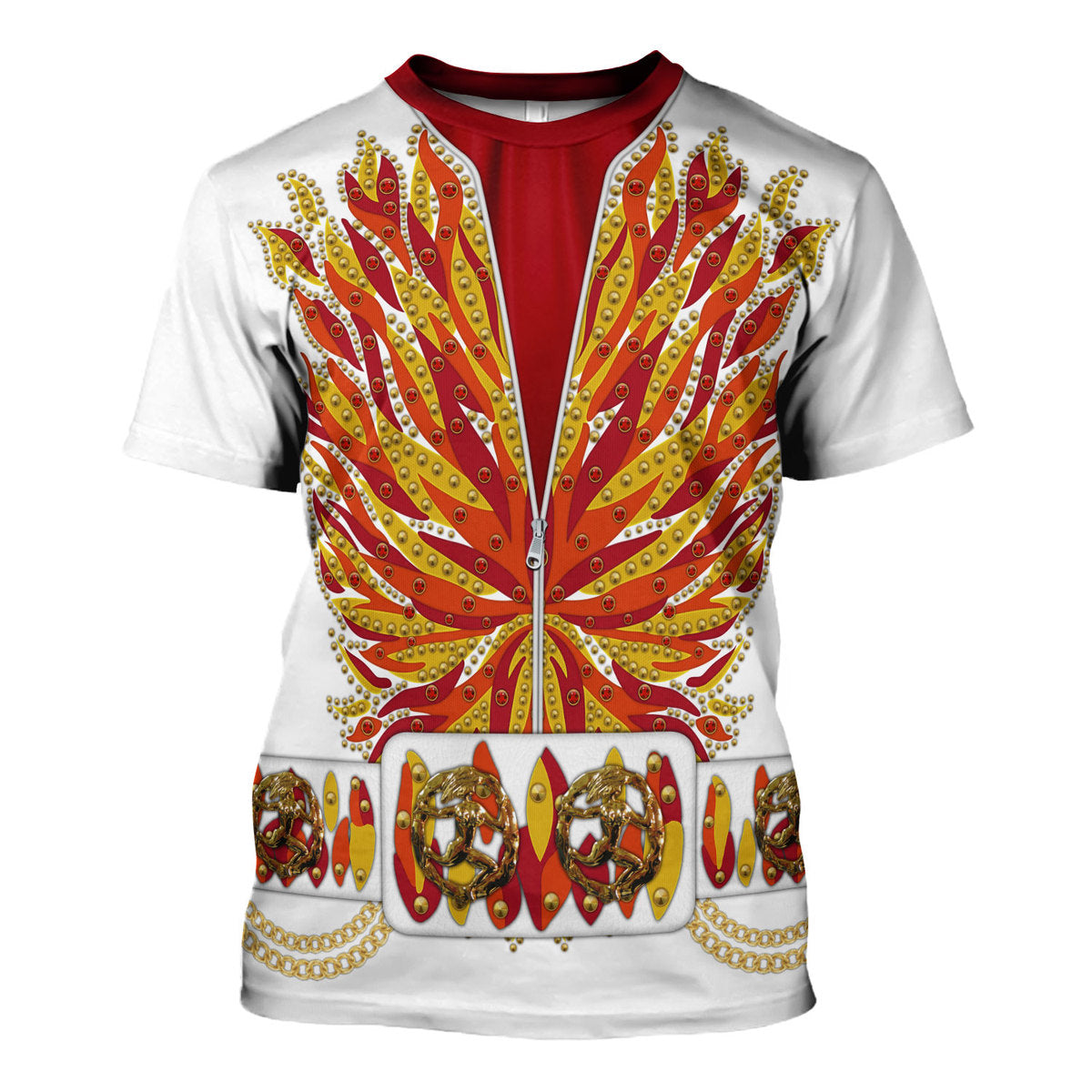 Elvis Flame Outfit Costume Hoodie Sweatshirt T-Shirt Sweatpants - Stormmerch Exclusive