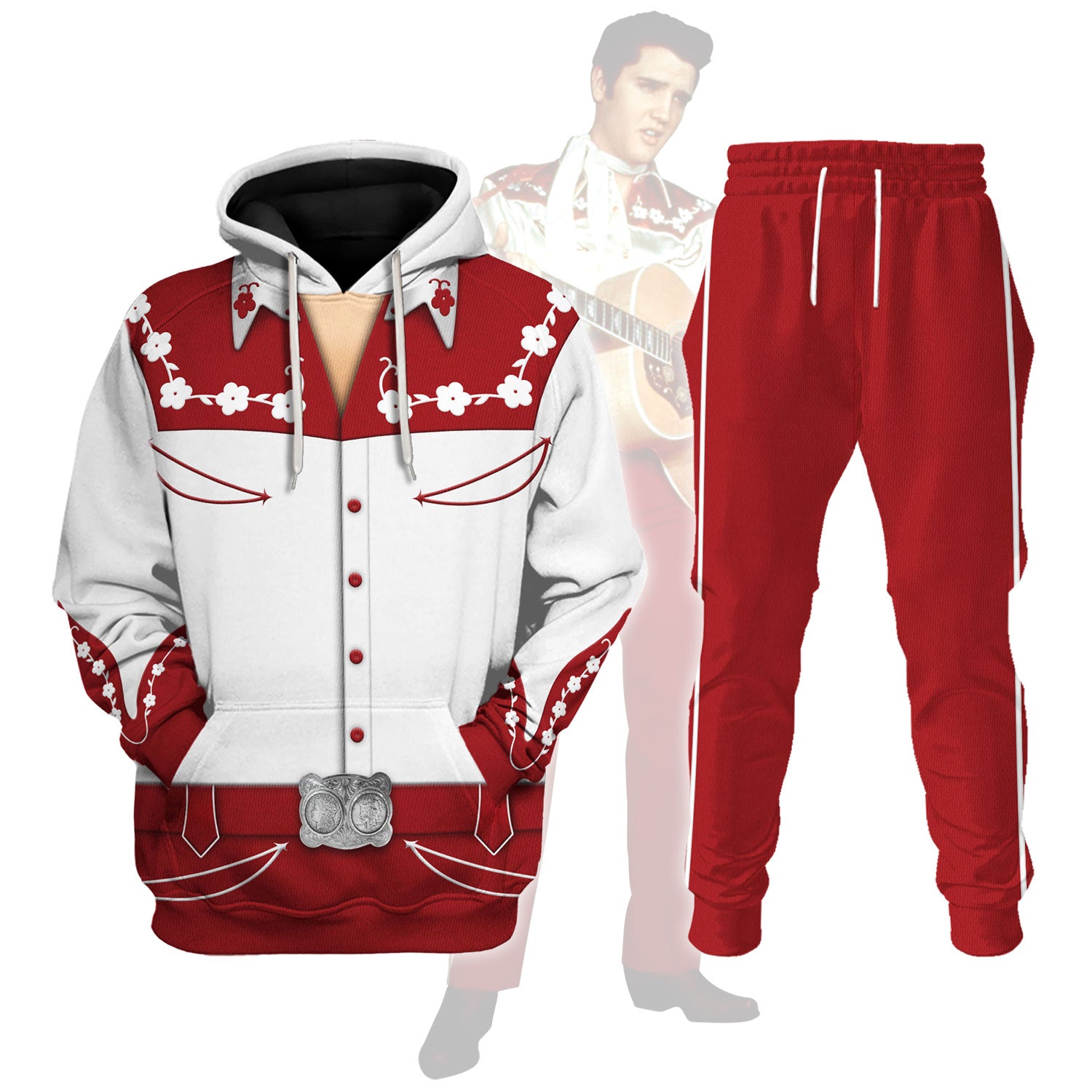 Elvis 'Loving You' 1957 Costume Hoodie Sweatshirt T-Shirt Sweatpants - Stormmerch Exclusive