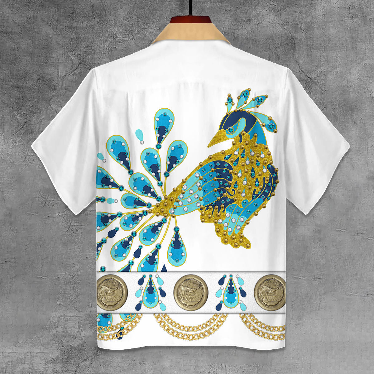 Elvis Peacock Unisex Hawaii Shirt - Stormmerch Exclusive