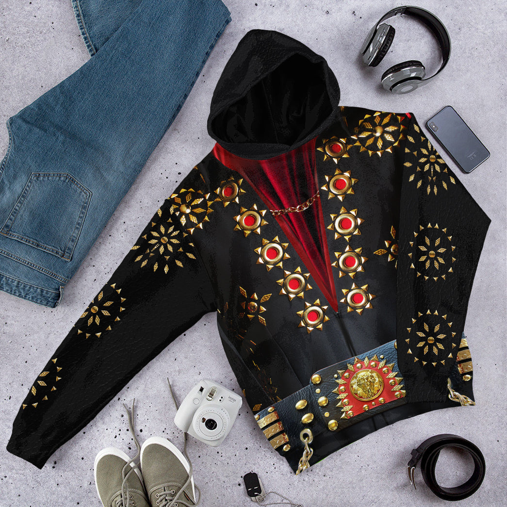 Elvis Presley Black matador suit Costume Hoodie Sweatshirt T-Shirt Sweatpants Tracksuit - Stormmerch Exclusive