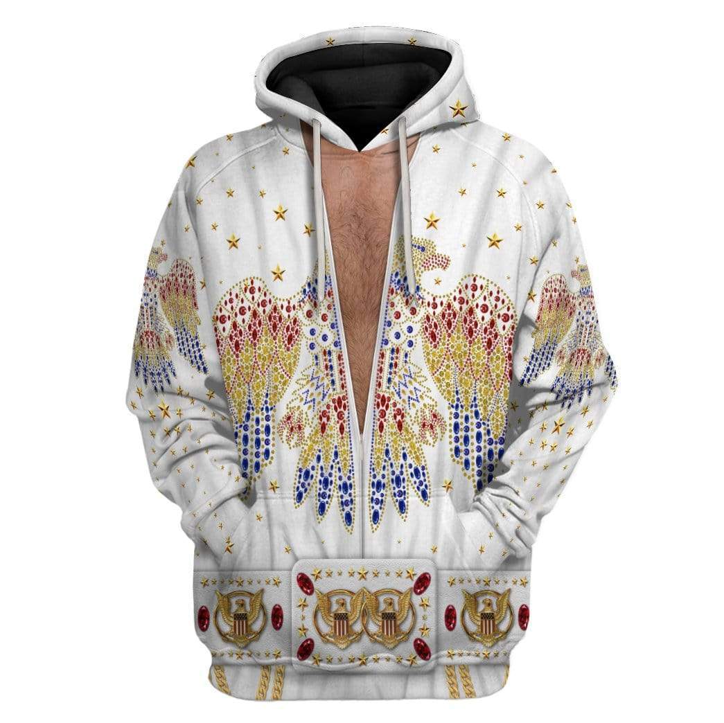 Elvis Presley Costume Hoodie Sweatshirt T-Shirt Sweatpants Tracksuit - Stormmerch Exclusive