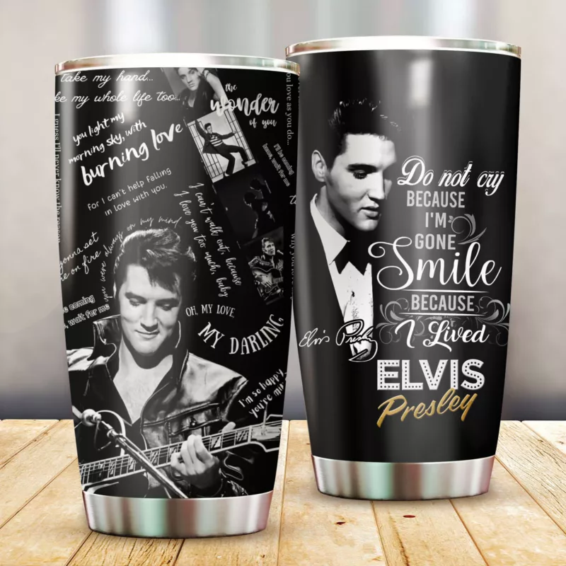 Elvis Presley Music Custom Stanley Cup 40 oz 30 oz Tumbler With Handle