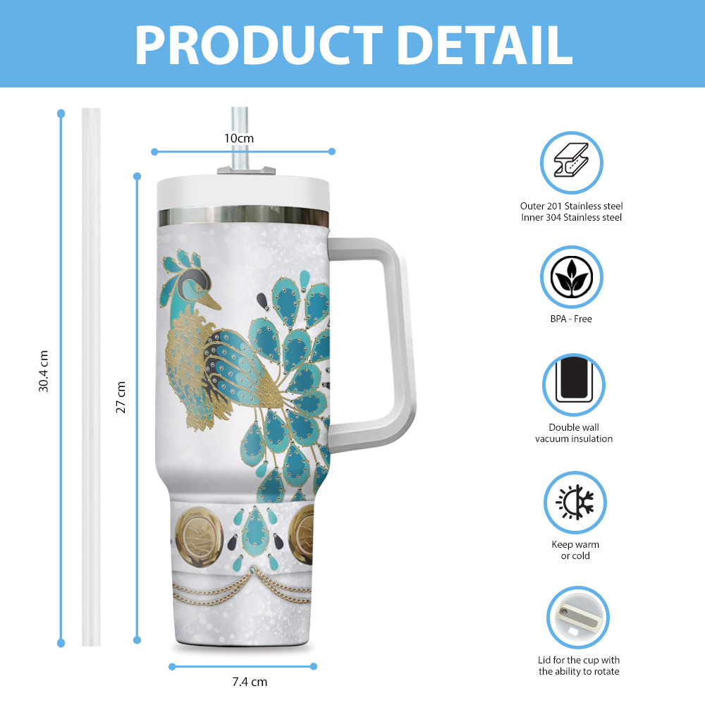 Elvis Presley Music Custom Stanley Cup 40 oz 30 oz Tumbler With Handle