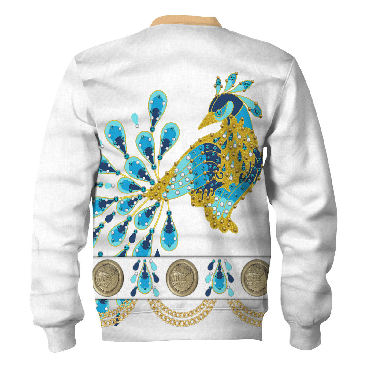 Elvis Presley Peacock Outfit Costume Hoodie Sweatshirt T-Shirt Sweatpants - Stormmerch Exclusive