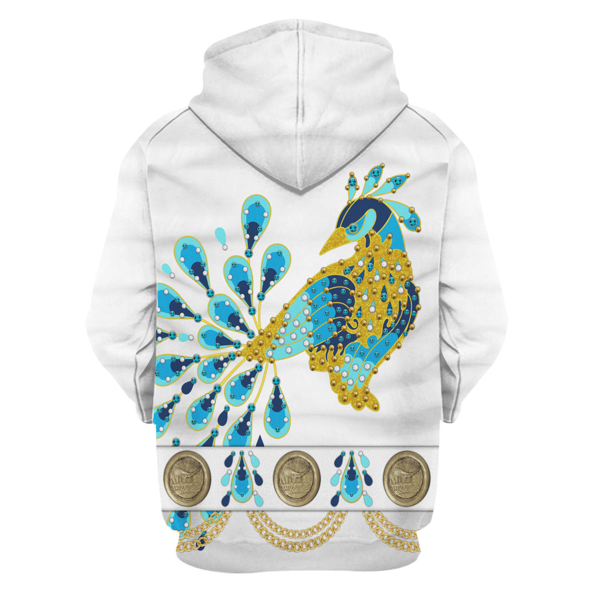 Elvis Presley Peacock Outfit Costume Hoodie Sweatshirt T-Shirt Sweatpants - Stormmerch Exclusive