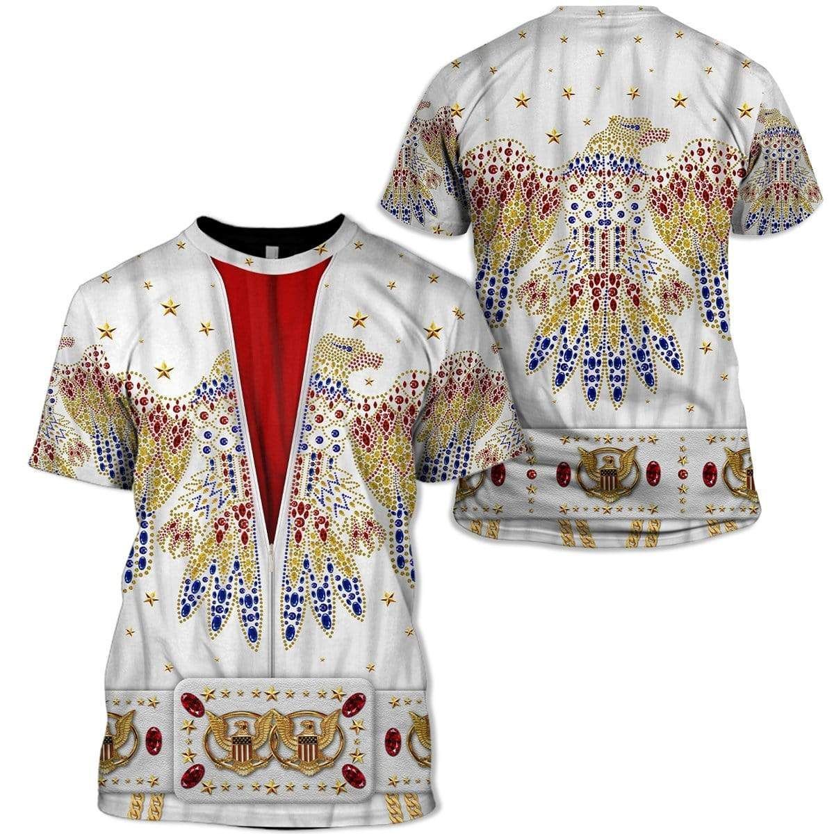 Elvis Presley Suit Costume Hoodie Sweatshirt T-Shirt Sweatpants Tracksuit - Stormmerch Exclusive