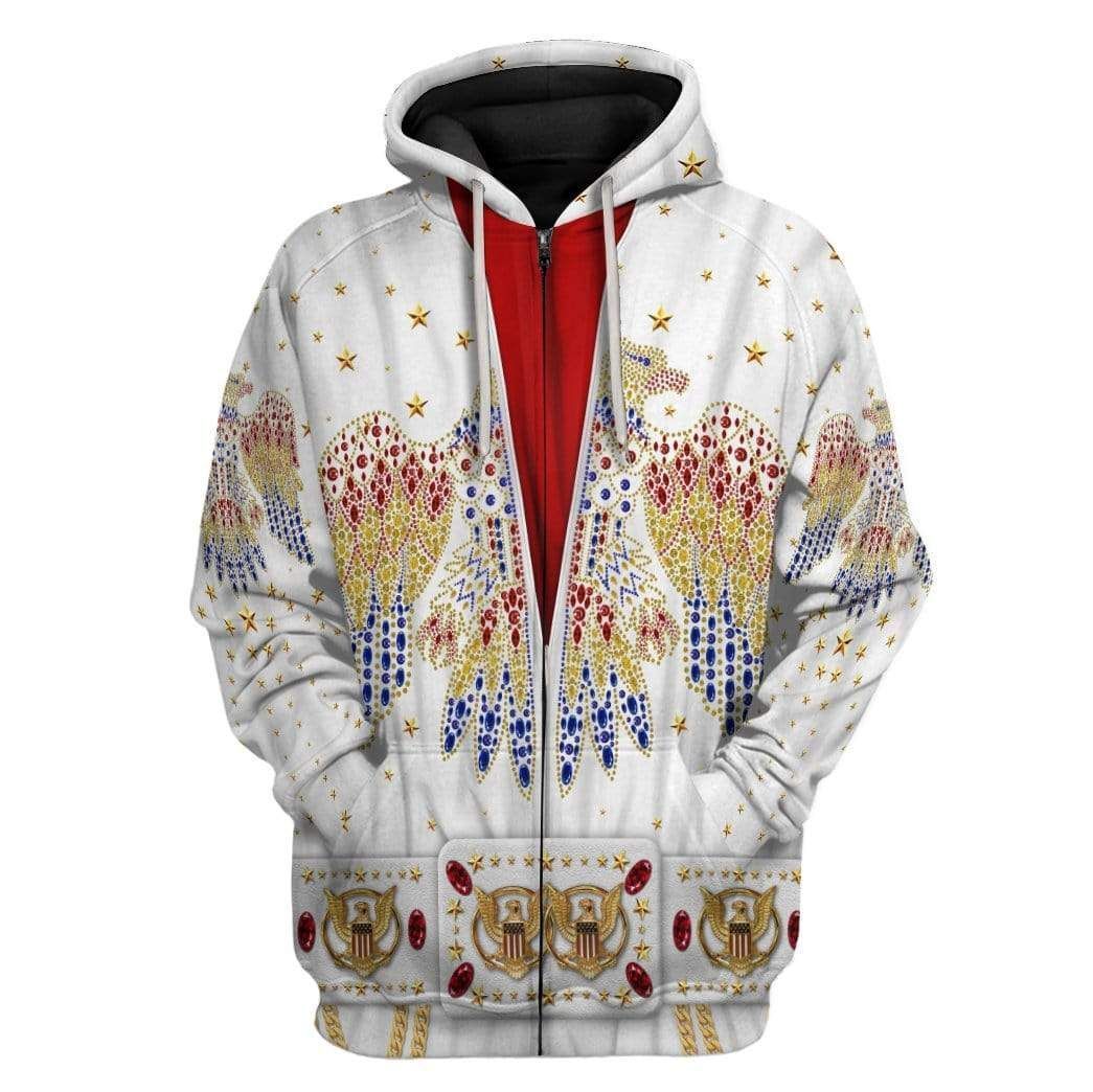 Elvis Presley Suit Costume Hoodie Sweatshirt T-Shirt Sweatpants Tracksuit - Stormmerch Exclusive