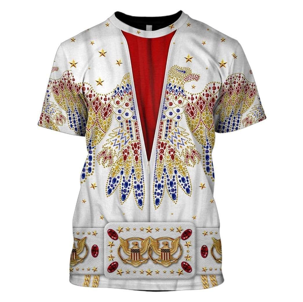 Elvis Presley Suit Costume Hoodie Sweatshirt T-Shirt Sweatpants Tracksuit - Stormmerch Exclusive
