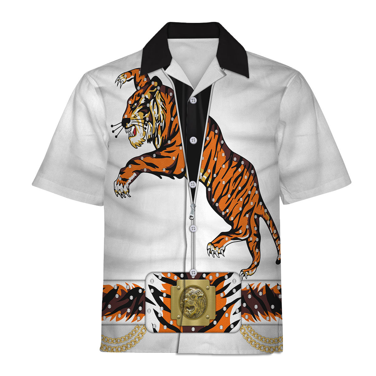 Elvis Presley Tiger Costume Hoodie Sweatshirt T-Shirt Sweatpants - Stormmerch Exclusive