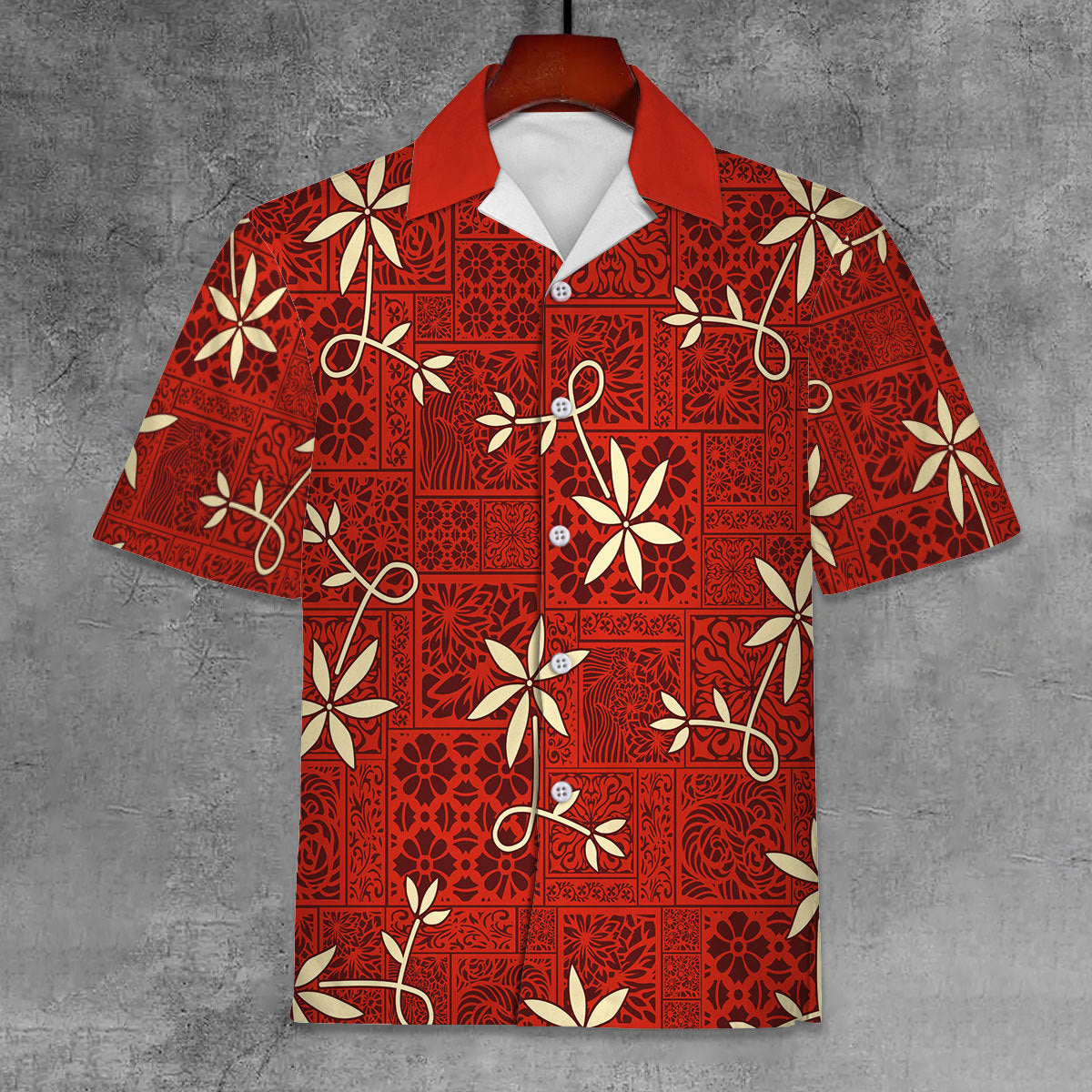Elvis Retro Blue Unisex Hawaii Shirt - Stormmerch Exclusive