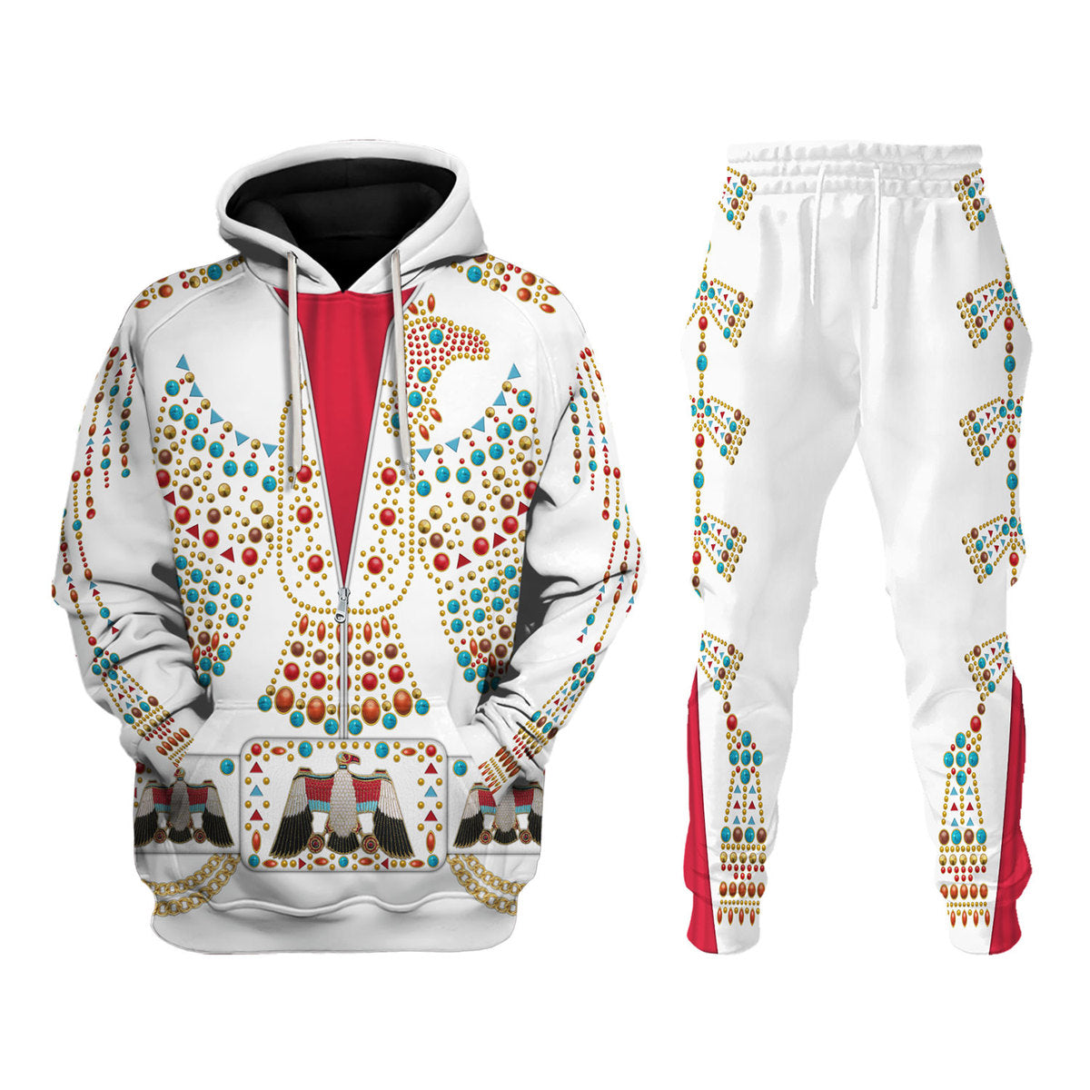 Elvis Thunderbird Costume Hoodie Sweatshirt T-Shirt Sweatpants - Stormmerch Exclusive
