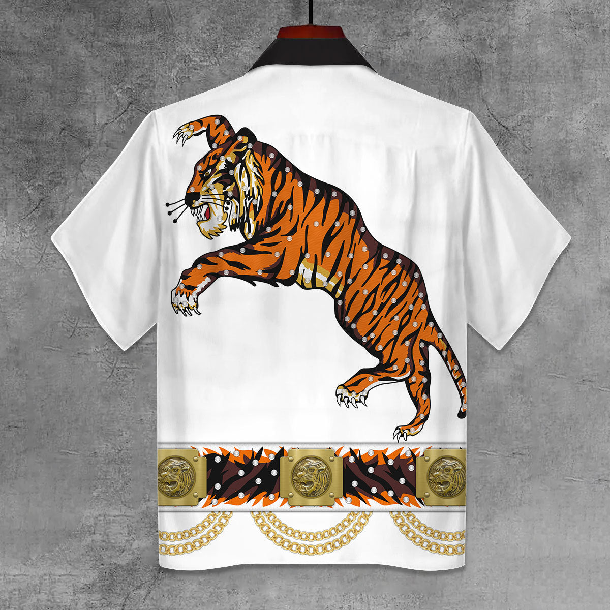 Elvis Tiger Unisex Hawaii Shirt - Stormmerch Exclusive