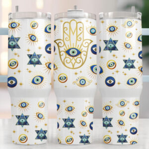 Evil Eye Custom Stanley Cup 40 oz 30 oz Tumbler With Handle