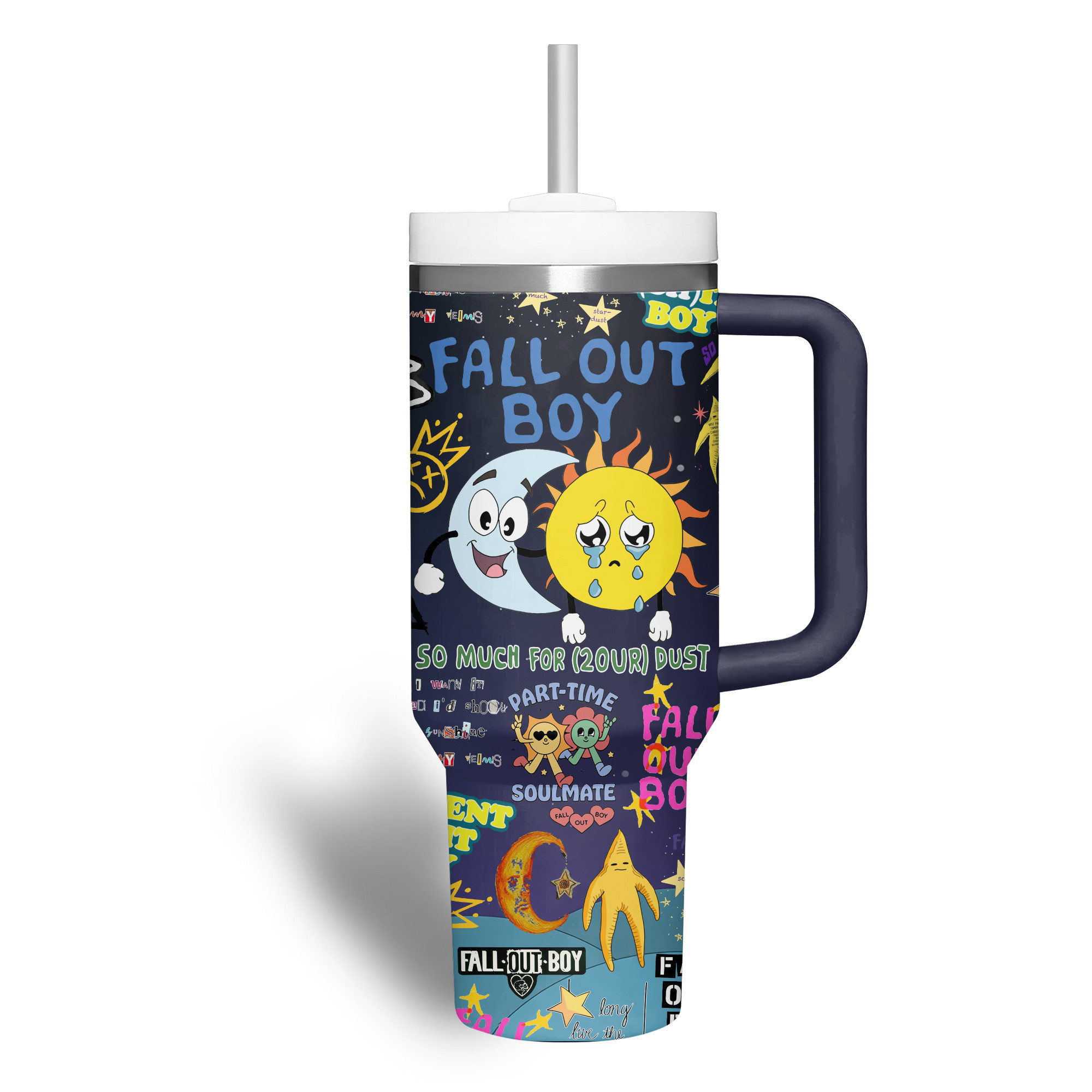 Fall Out Boy Music Custom Stanley Cup 40 oz 30 oz Tumbler With Handle