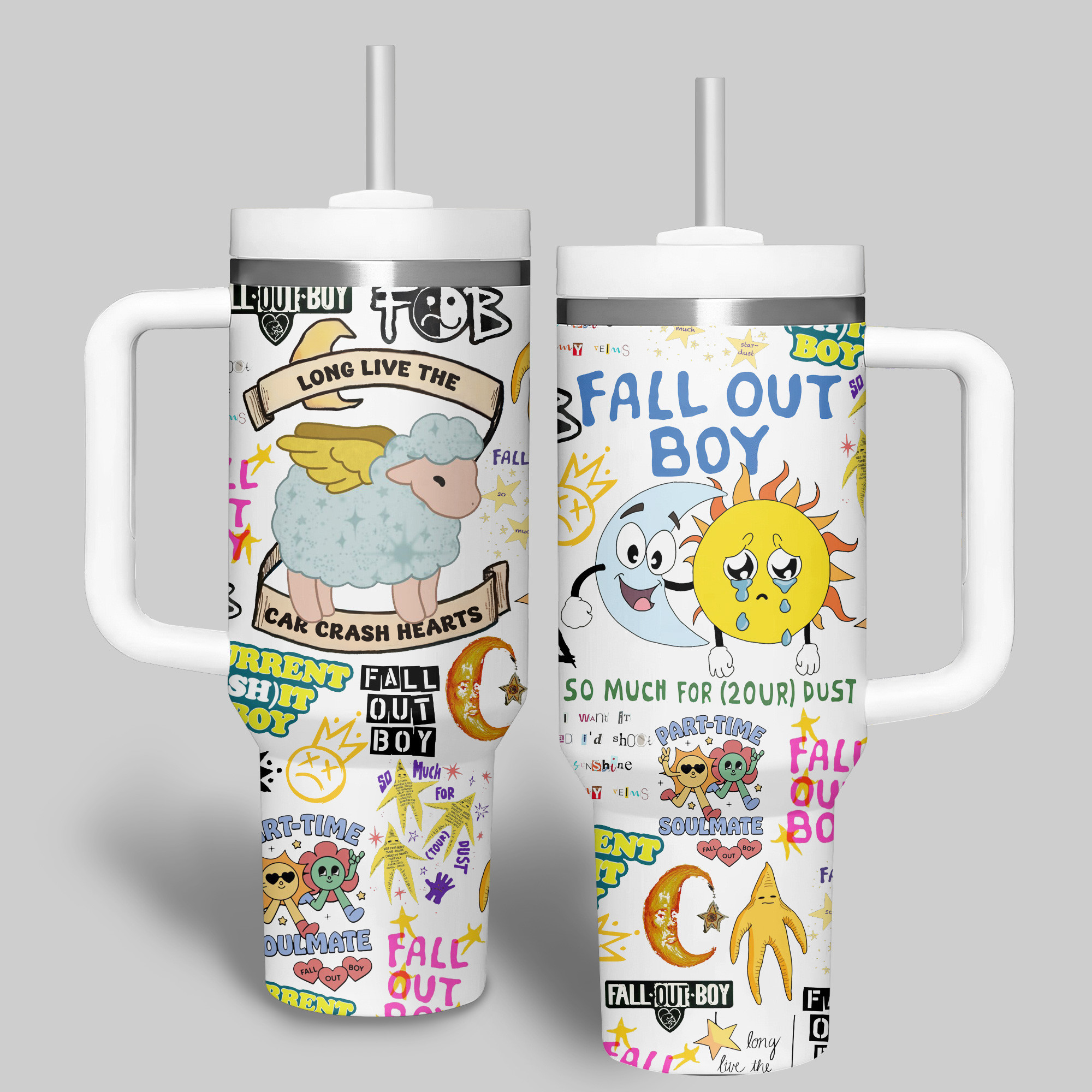Fall Out Boy Music Custom Stanley Cup 40 oz 30 oz Tumbler With Handle