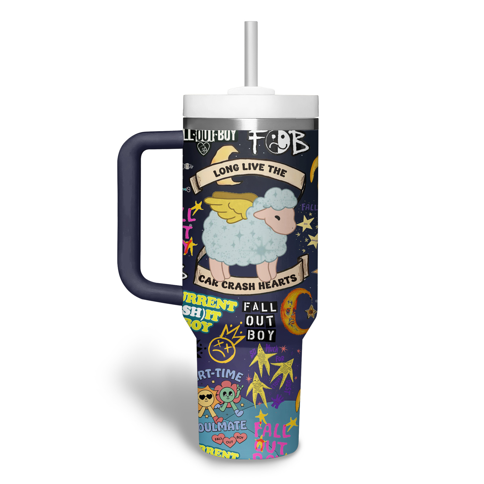 Fall Out Boy Music Custom Stanley Cup 40 oz 30 oz Tumbler With Handle