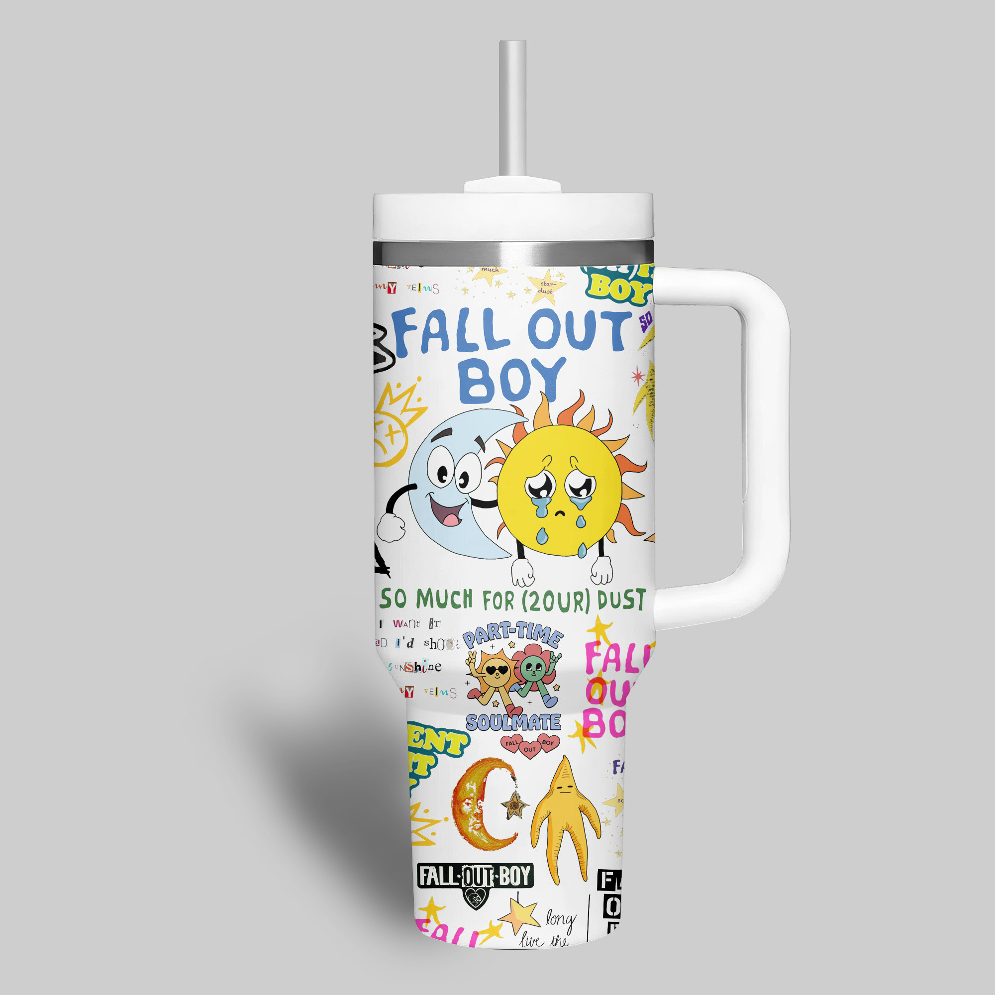 Fall Out Boy Music Custom Stanley Cup 40 oz 30 oz Tumbler With Handle