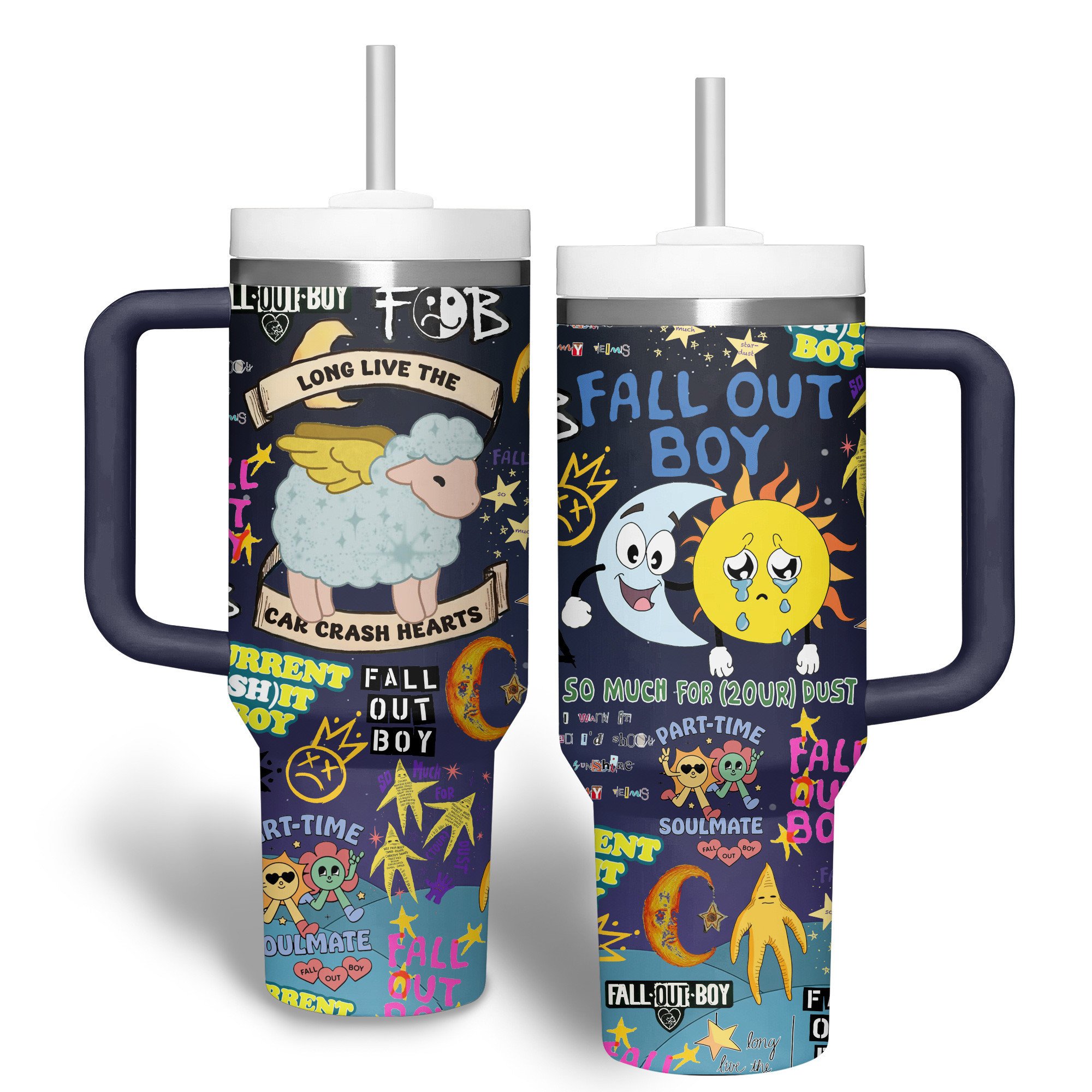 Fall Out Boy Music Custom Stanley Cup 40 oz 30 oz Tumbler With Handle