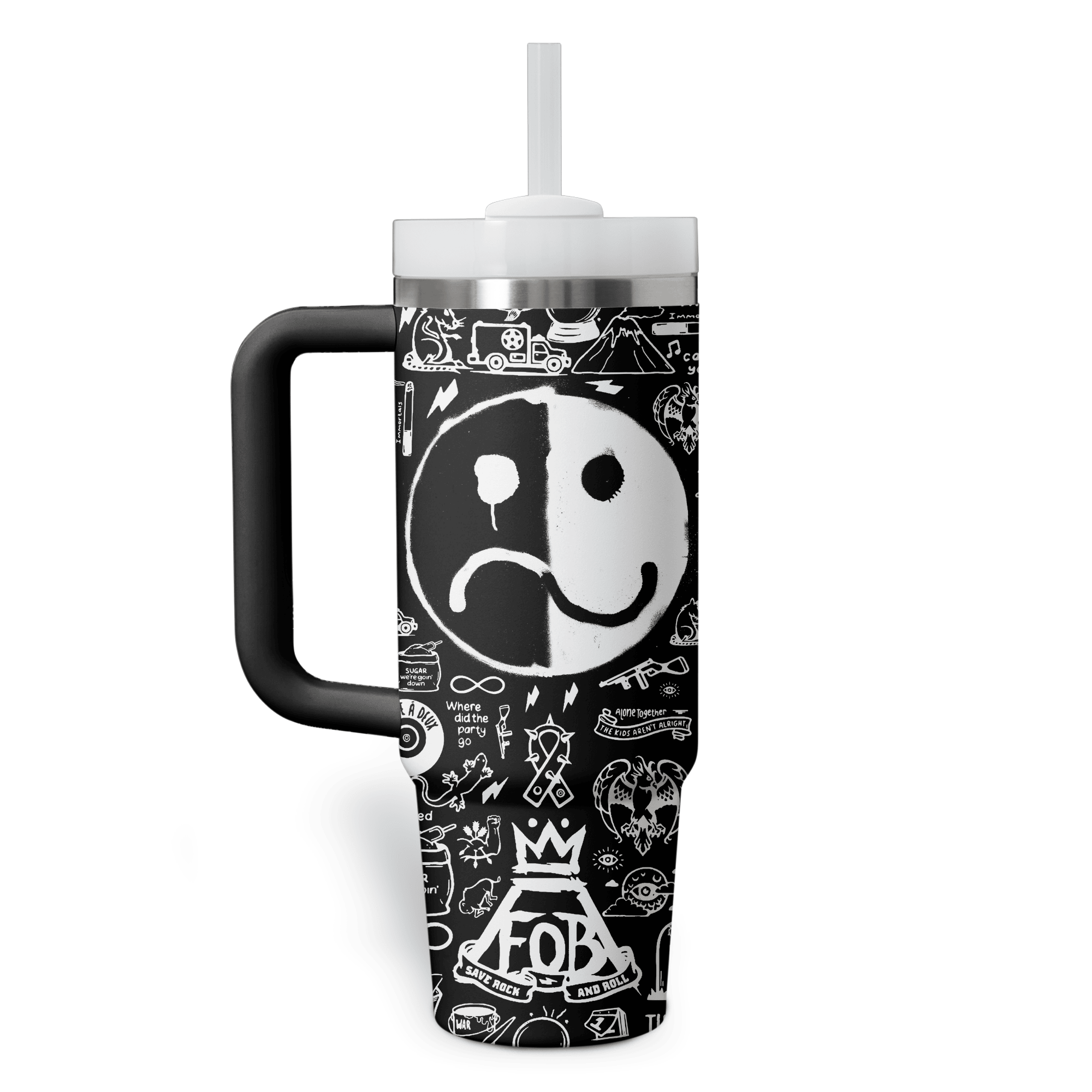 Fall Out Boy Music Custom Stanley Cup 40 oz 30 oz Tumbler With Handle