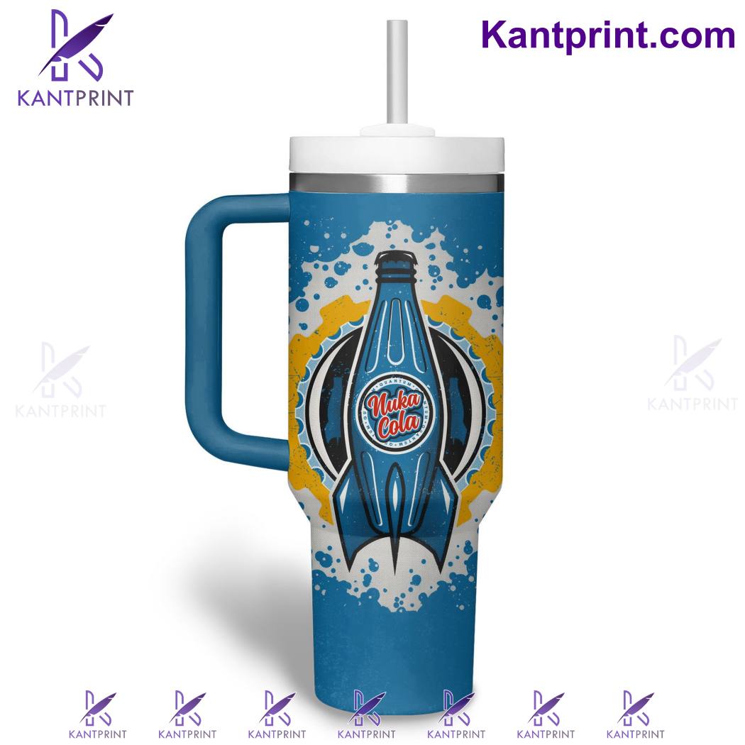 Fallout A Quantum Drinks Custom Stanley Cup 40 oz 30 oz Tumbler With Handle
