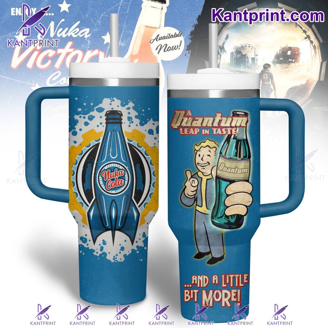 Fallout A Quantum Drinks Custom Stanley Cup 40 oz 30 oz Tumbler With Handle