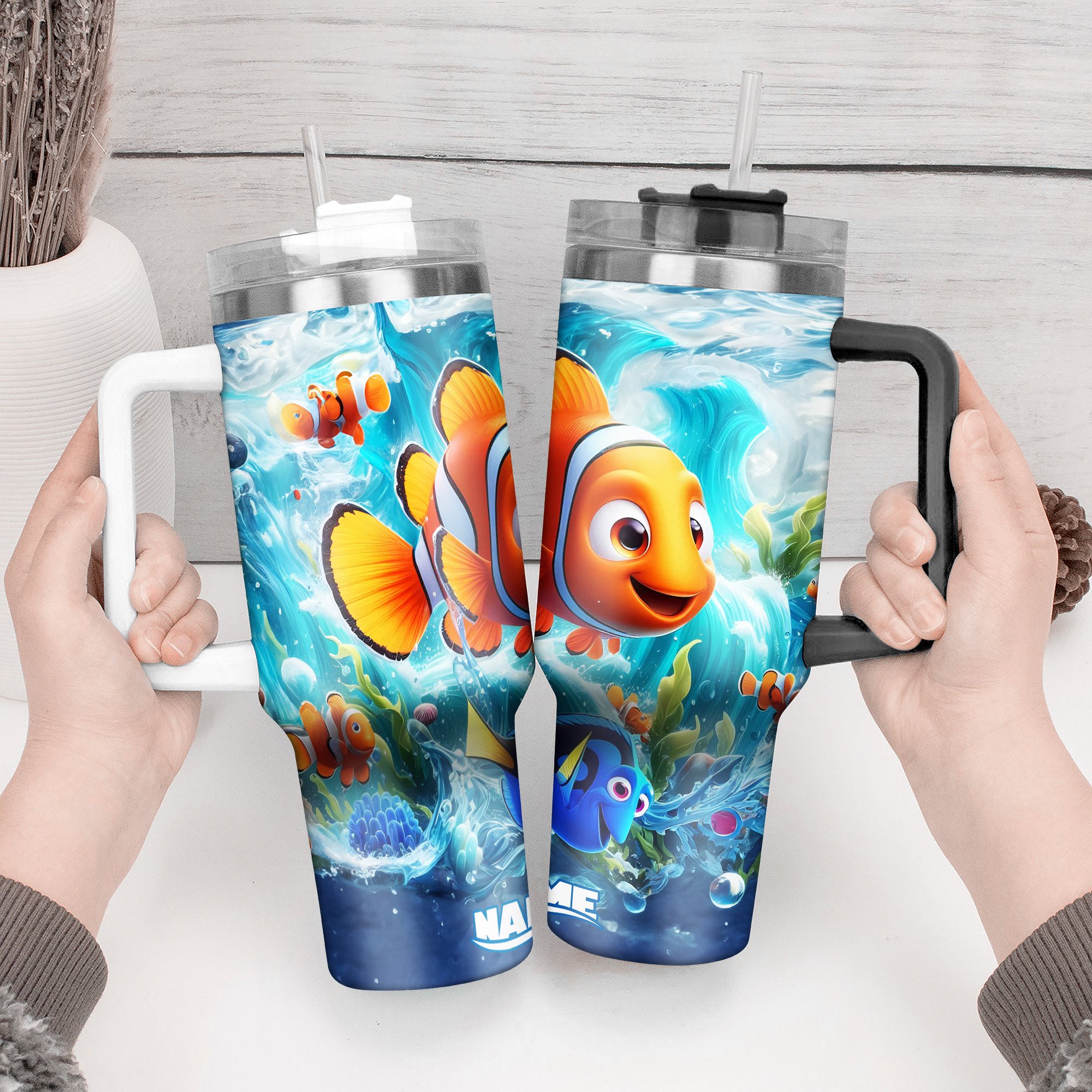 Finding Nemo Movies Custom Stanley Cup 40 oz 30 oz Tumbler With Handle