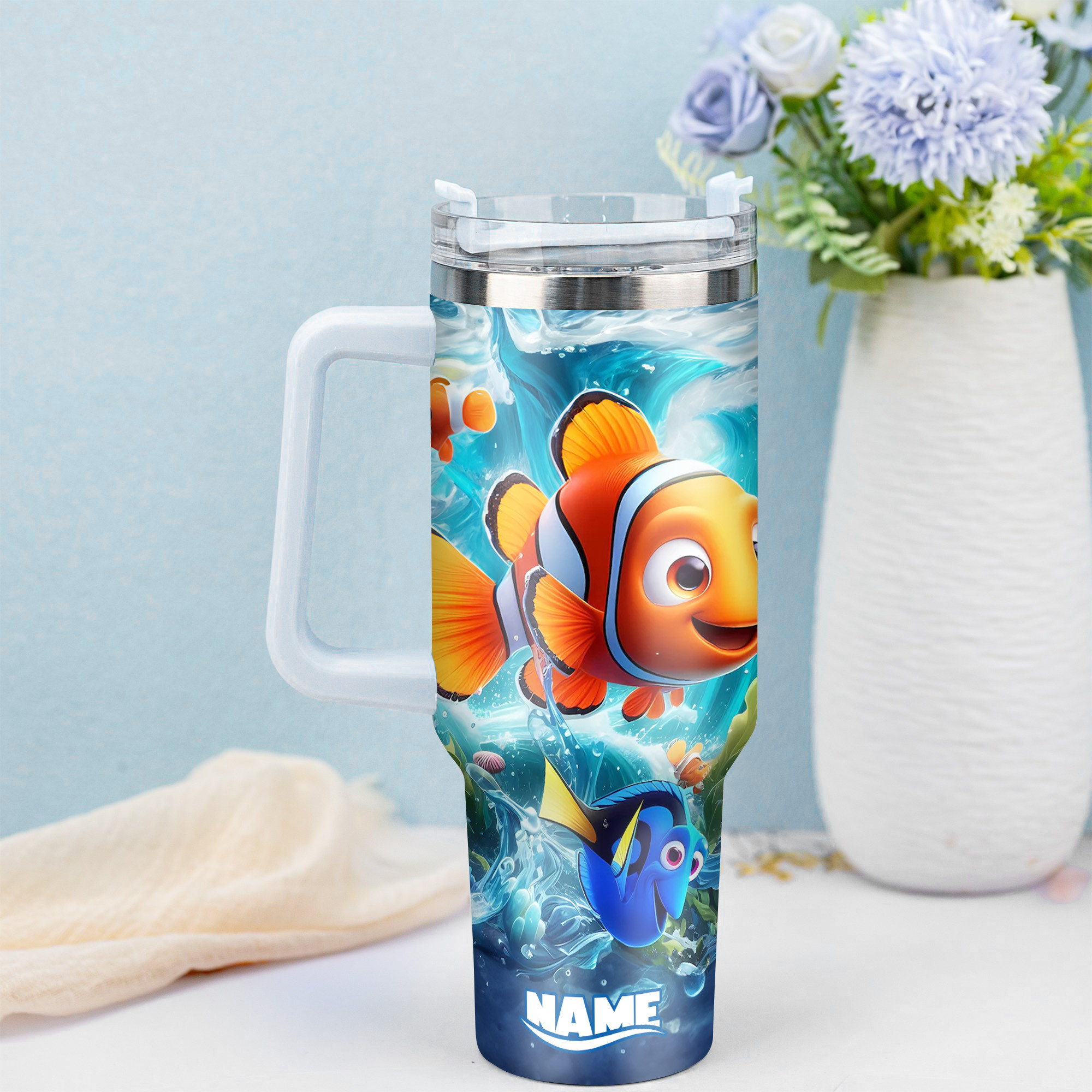 Finding Nemo Movies Custom Stanley Cup 40 oz 30 oz Tumbler With Handle