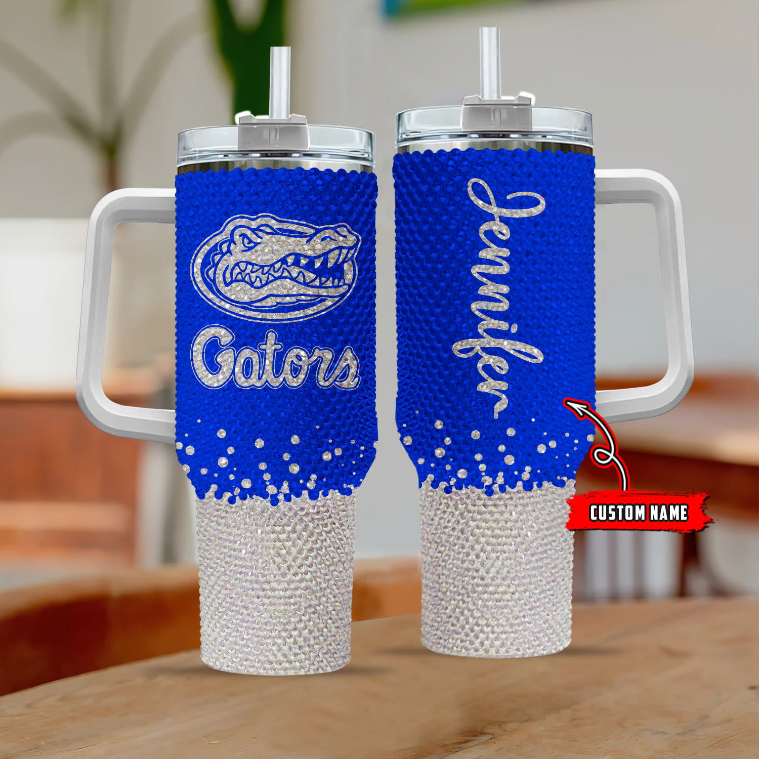 Florida Gators NCAA Custom Stanley Cup 40 oz 30 oz Tumbler With Handle